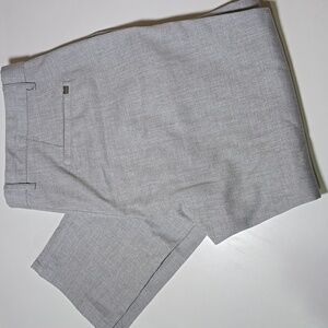 3/$30 ZARA Slim Fit Heathered Light Grey Trousers
